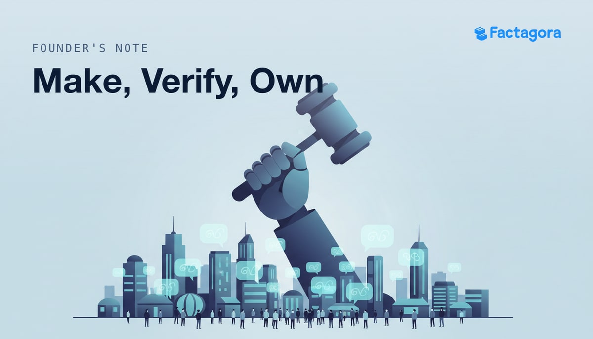 Cover image for Make, Verify, Own